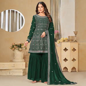 green-floral-sequins-embroidered-georgette-semi-stitched-sharara-suit