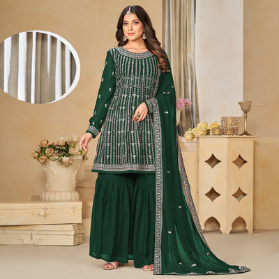 green-floral-sequins-embroidered-georgette-semi-stitched-sharara-suit