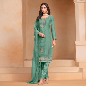 green-floral-embroidered-organza-semi-stitched-salwar-suit-4