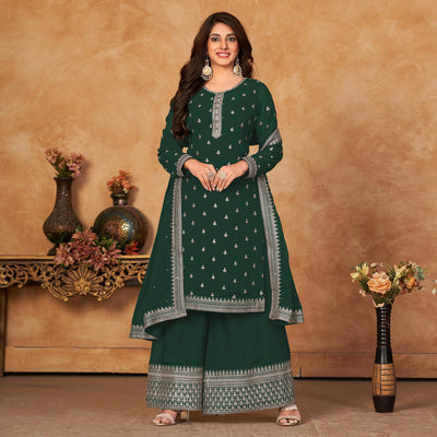 green-floral-embroidered-georgette-semi-stitched-suit-7