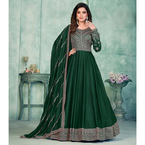 green-embroidered-art-silk-semi-stitched-anarkali-suit