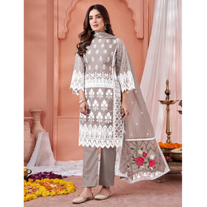 grey-floral-embroidered-organza-semi-stitched-suit