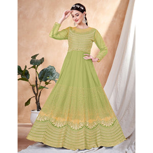 green-floral-embroidered-net-semi-stitched-anarkali-suit