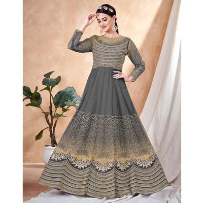 grey-floral-embroidered-net-semi-stitched-anarkali-suit