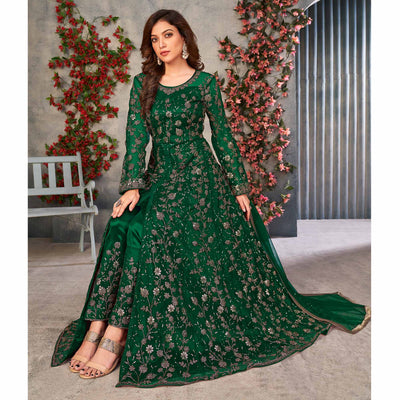 green-embroidered-net-semi-stitched-anarkali-style-suit