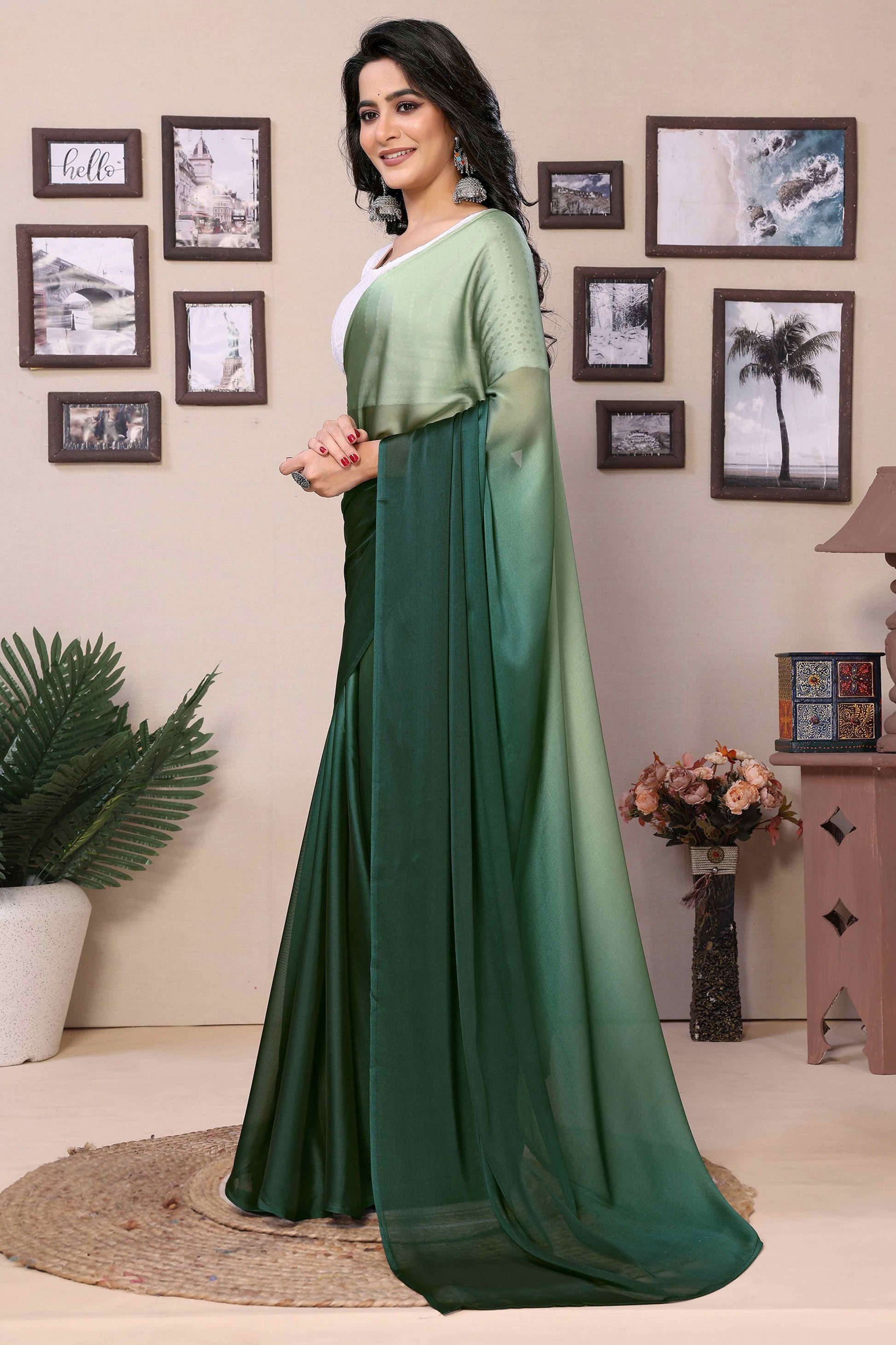 17green-solid-satin-ready-to-wear-ombre-saree
