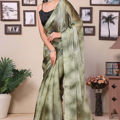 green-printed-with-diamond-work-zimmi-choo-organza-ready-to-wear-saree