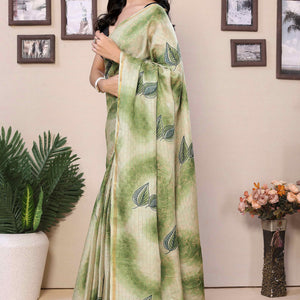 green-woven-with-printed-silk-ready-to-wear-saree