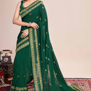 green-floral-embroidered-vichitra-silk-saree-6