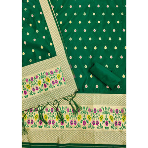 green-floral-zari-woven-banarasi-silk-dress-material-28