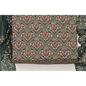 green-floral-foil-printed-cotton-blend-dress-material