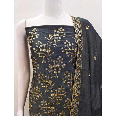 grey-floral-embroidered-vichitra-silk-dress-material-3