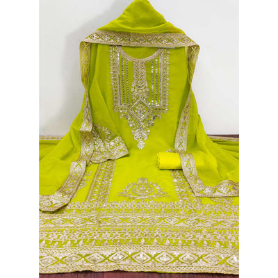 green-floral-sequins-embroidered-georgette-dress-material-6