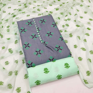 grey-green-floral-printed-cotton-blend-dress-material