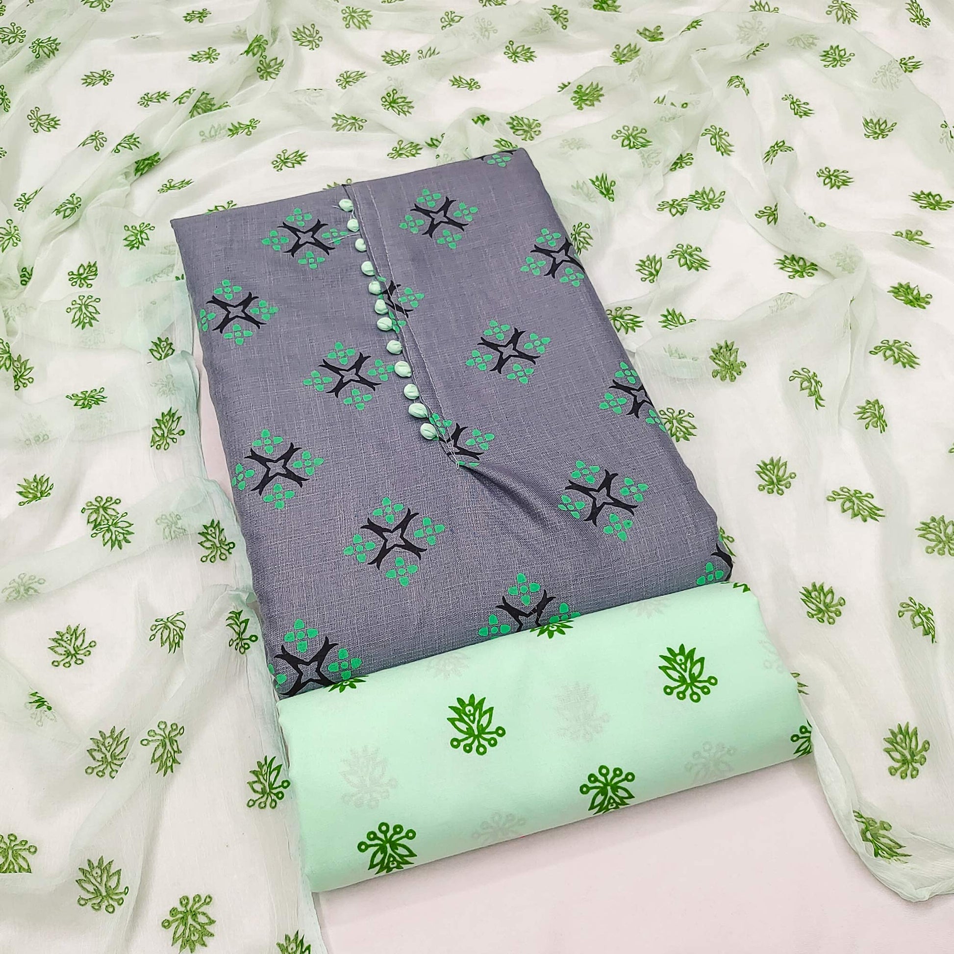 grey-green-floral-printed-cotton-blend-dress-material