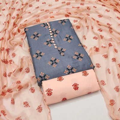 grey-peach-floral-printed-cotton-blend-dress-material