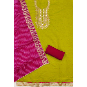 green-woven-with-sequins-embroidered-chanderi-dress-material-1