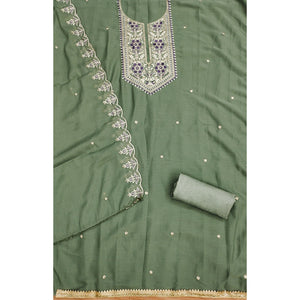green-floral-sequins-embroidered-georgette-dress-material-13
