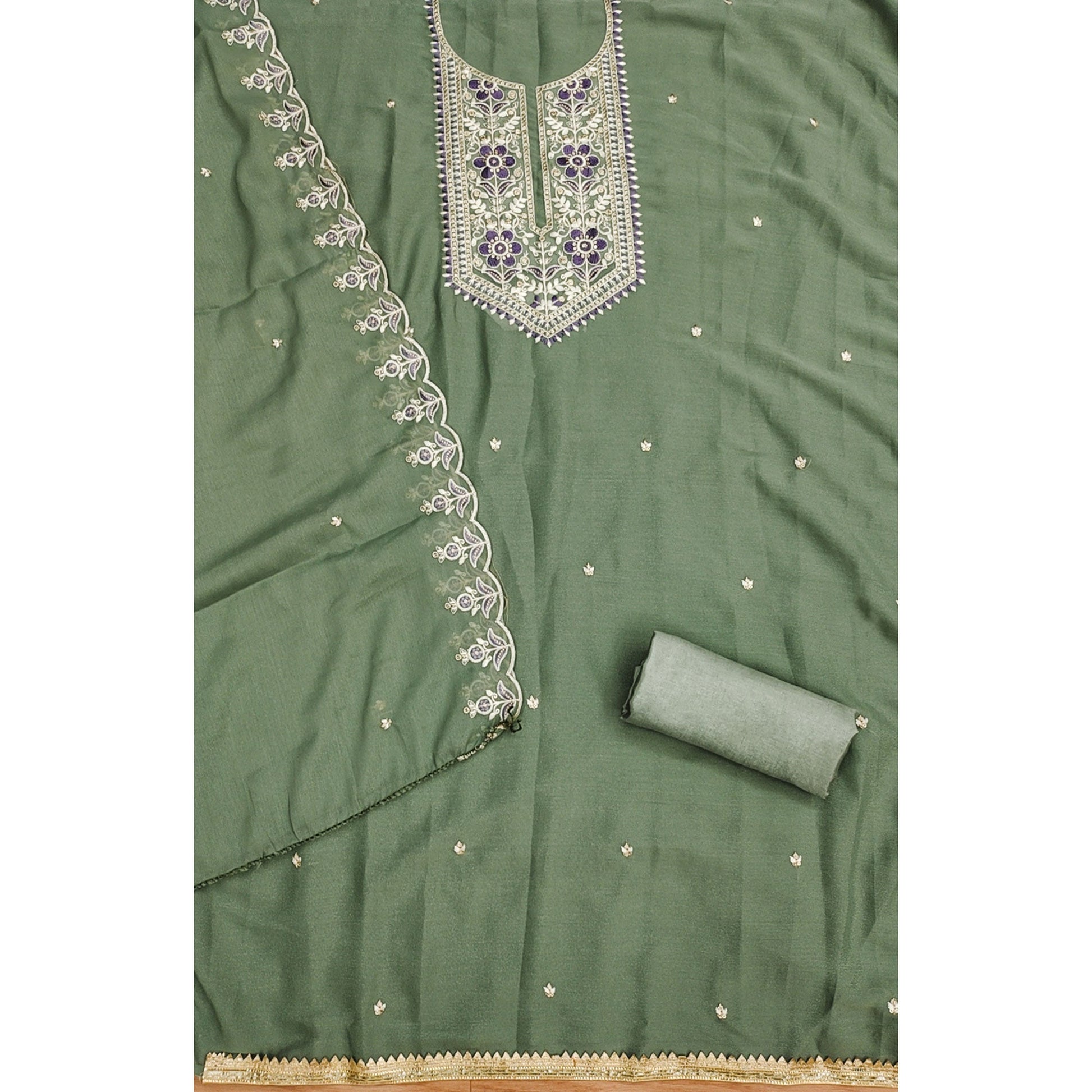 green-floral-sequins-embroidered-georgette-dress-material-13