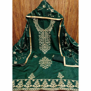 green-floral-embroidered-art-silk-dress-material-7