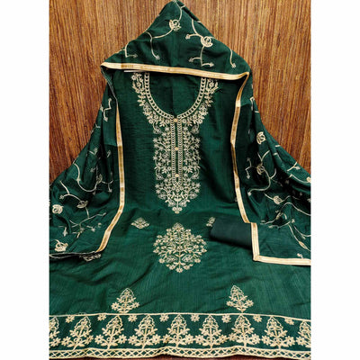 green-floral-embroidered-art-silk-dress-material-7