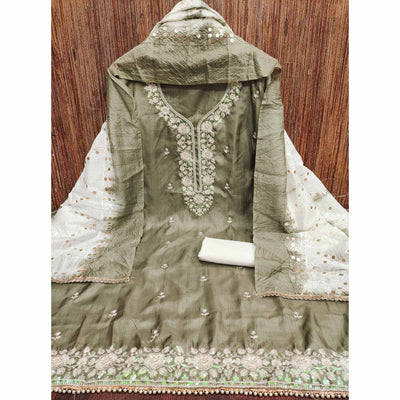 green-floral-sequins-embroidered-art-silk-dress-material-40