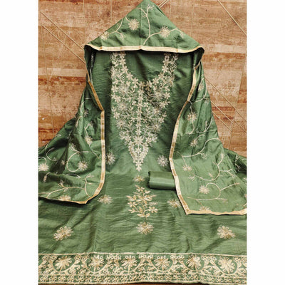 green-floral-embroidered-art-silk-dress-material-19