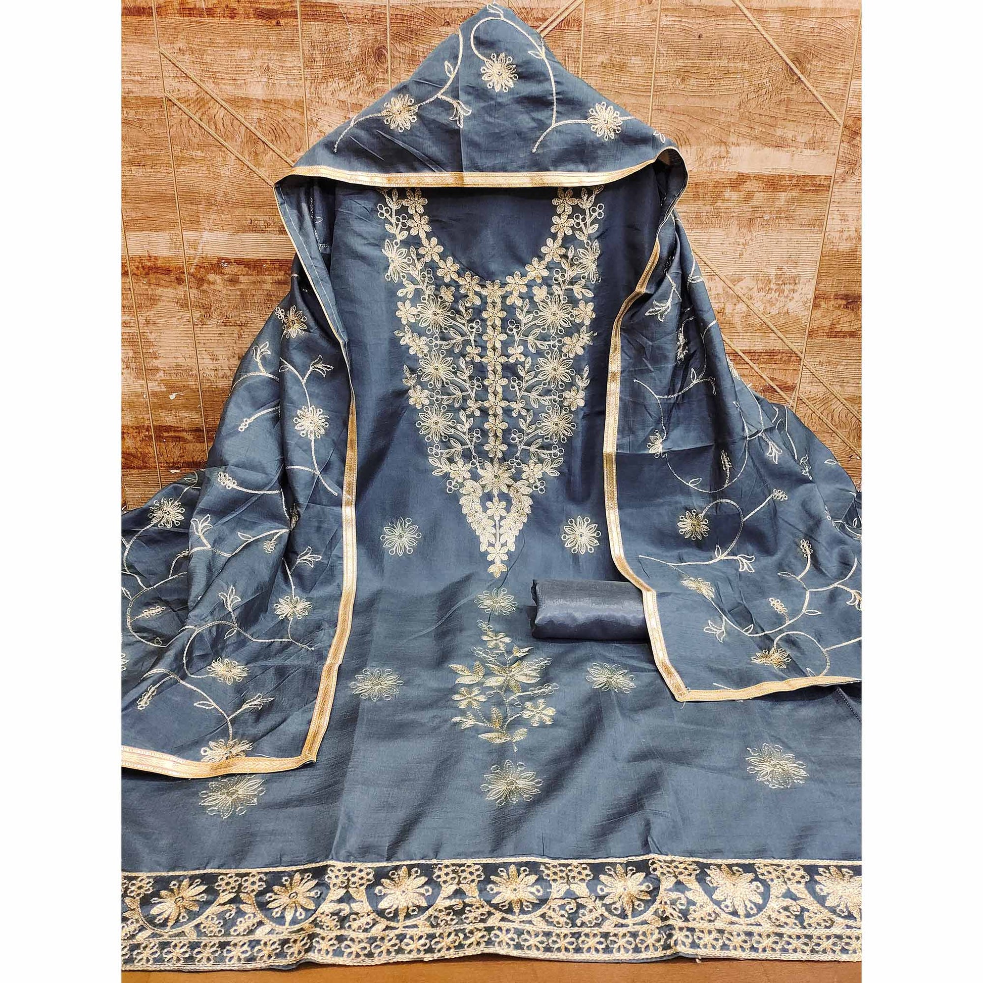 grey-floral-embroidered-art-silk-dress-material-13