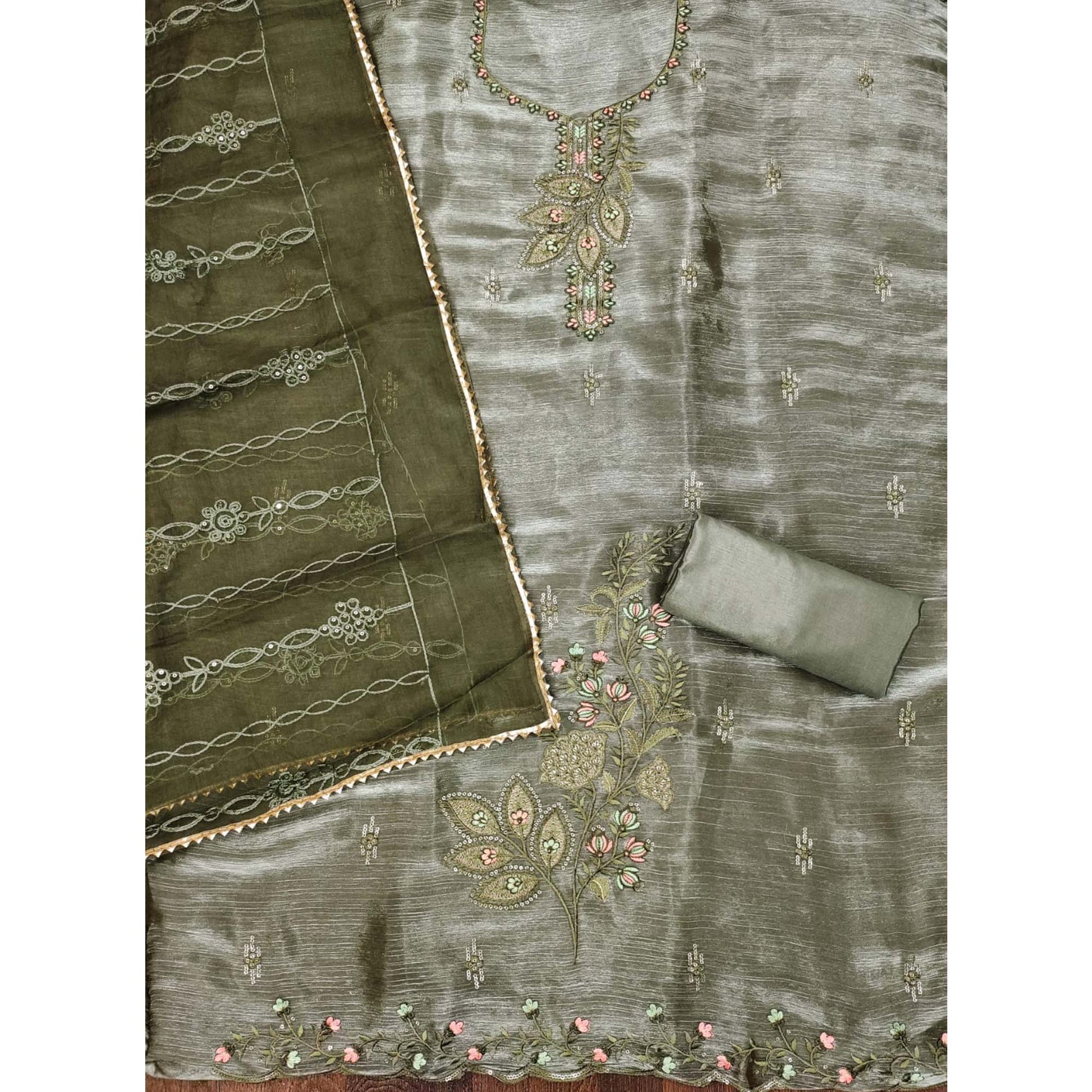 green-floral-sequins-embroidered-banarasi-silk-dress-material