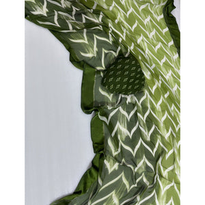 green-shibori-printed-chiffon-saree