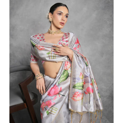 grey-digital-printed-tussar-silk-saree-1