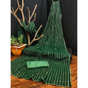 green-striped-woven-georgette-saree