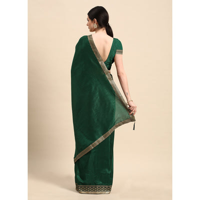 green-solid-vichitra-silk-saree-with-zari-border