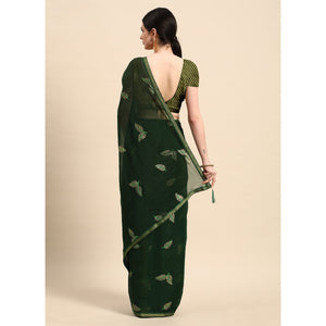green-sequins-embroidered-chiffon-saree-with-tassels