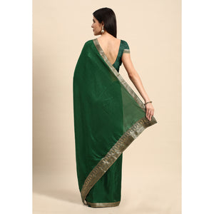 green-solid-vichitra-silk-saree-with-fancy-zari-border