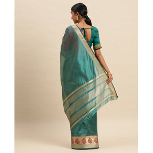 Morpich Woven Organza Saree