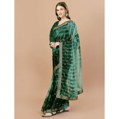green-zari-work-chiffon-saree-lace-border-1