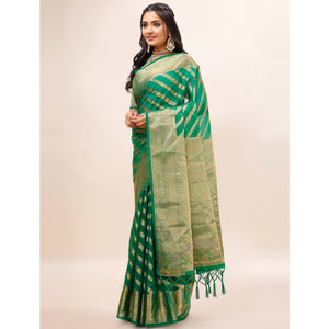 green-woven-organza-saree-with-tassels-20