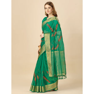 green-floral-embroidery-with-swarovski-work-organza-saree