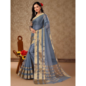 grey-floral-zari-woven-organza-saree