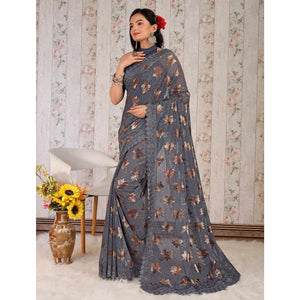 grey-foil-printed-lycra-saree-with-embroidered-lace-border