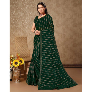 green-foil-printed-chiffon-saree-with-lace-border-6