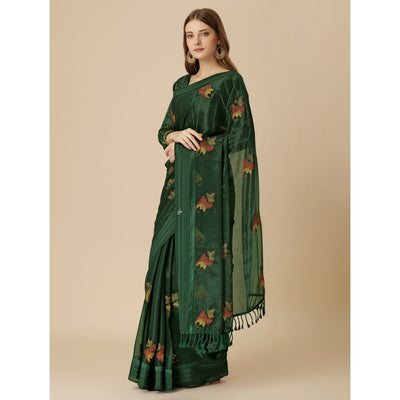 green-floral-embroidered-chiffon-saree-with-with-tassels
