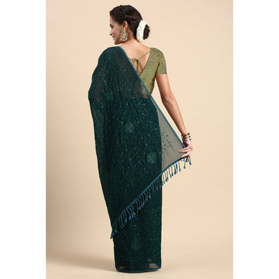 green-floral-embroidered-zomato-silk-saree