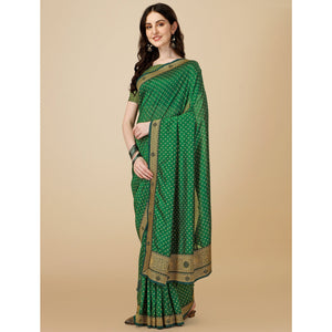 green-foil-printed-with-swarovski-vichitra-silk-saree