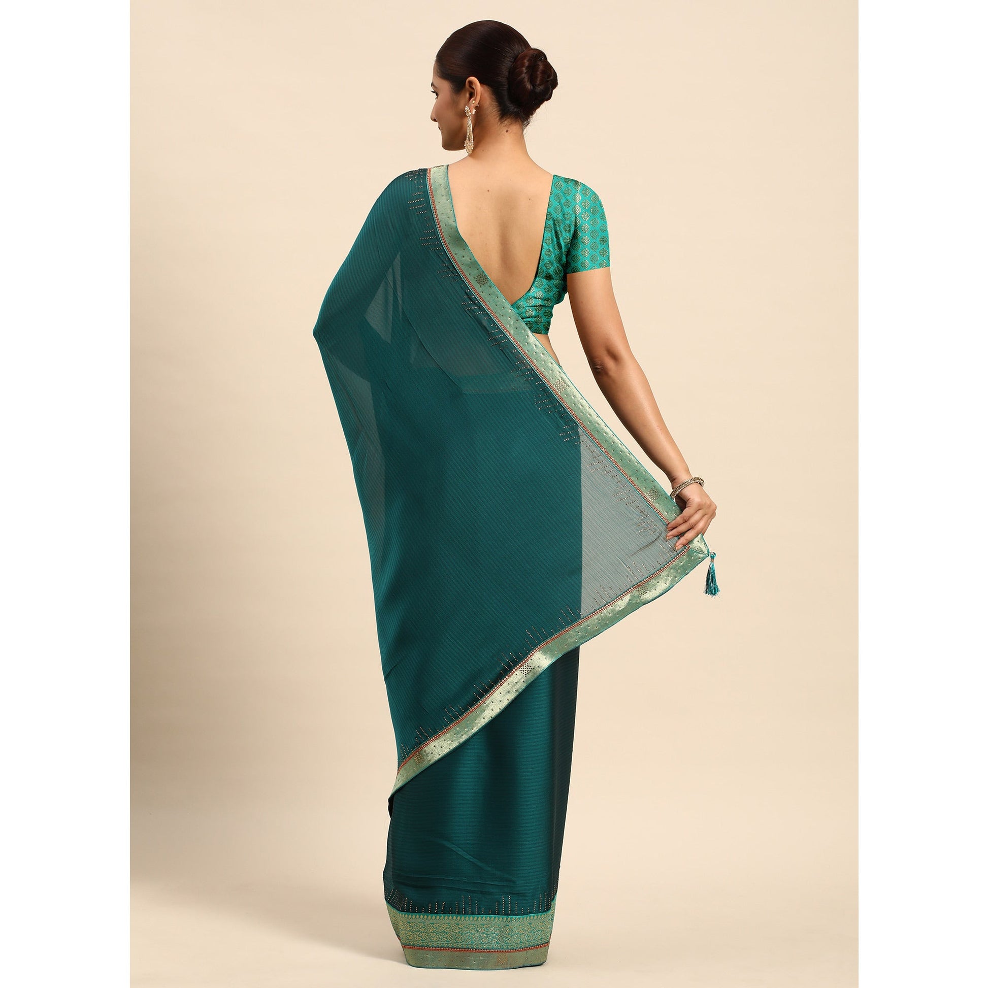 green-swarovski-with-fancy-border-satin-silk-saree
