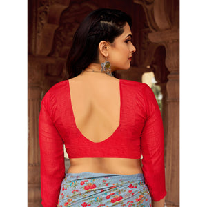 grey-floral-printed-chiffon-saree-3