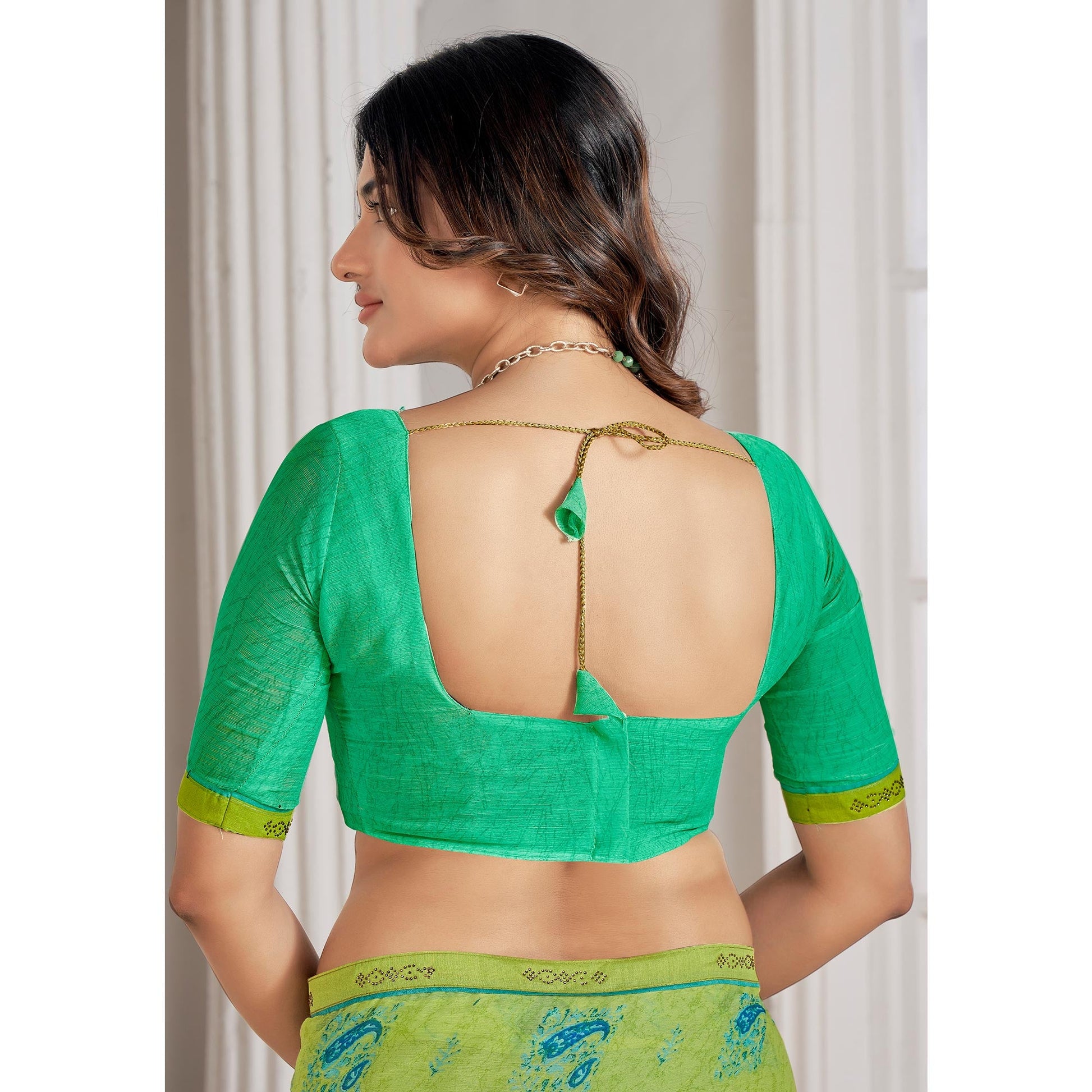 green-printed-with-swarovski-chiffon-saree