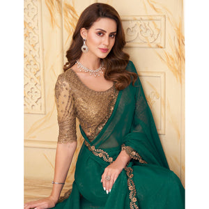 green-sequins-embroidered-satin-silk-saree