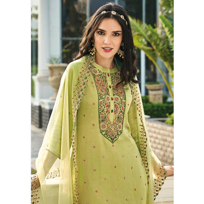 green-embroidered-chinon-sharara-suit